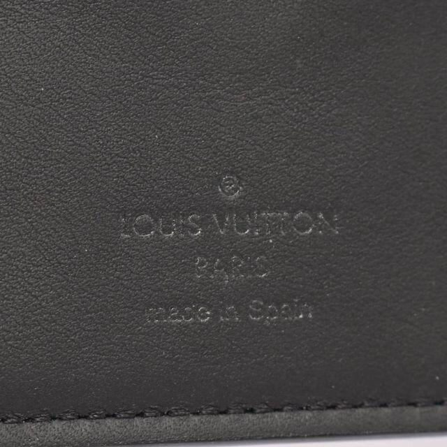 LOUIS VUITTON(ルイヴィトン)のポルトフォイユ マルコ NM ダミエアンフィニ 二つ折り財布 レザー ブラック メンズのファッション小物(折り財布)の商品写真