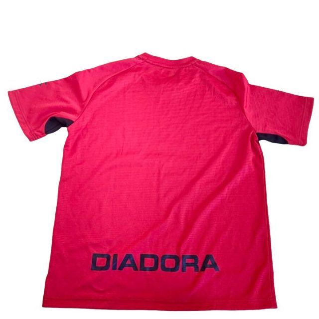 DIADORA(ディアドラ)のDIADORA　ディアドラ　メンズ　サイズL　レッド　半袖Tシャツ メンズのトップス(Tシャツ/カットソー(半袖/袖なし))の商品写真