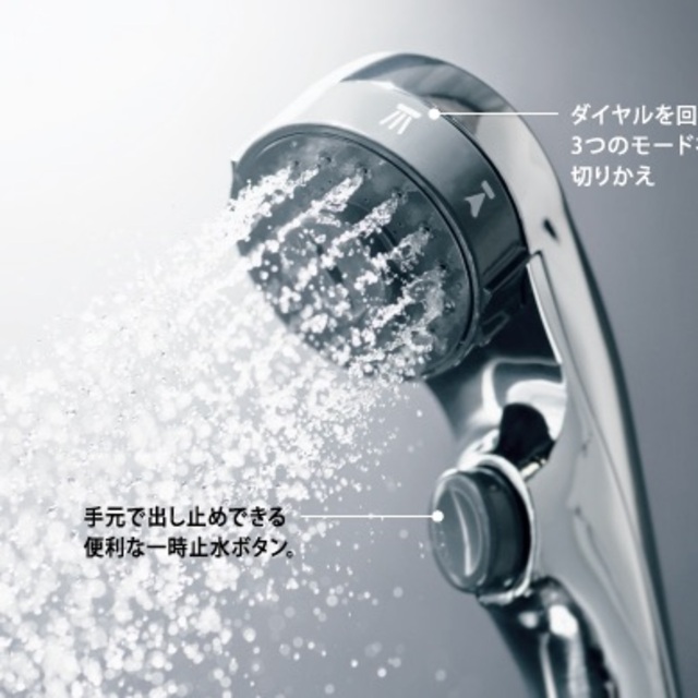 未使用 KVK製 パナソニック Panasonic Ｗ節水シャワーヘッド