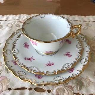 マイセン(MEISSEN)のマイセン meissen シェル金彩 単色トリオ(食器)