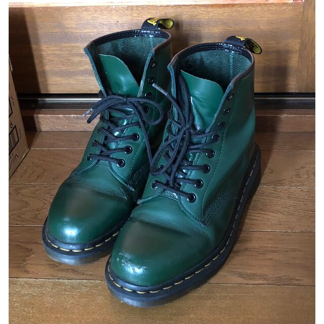 Dr.Martens(ドクターマーチン)のDr.Martens 8ホールブーツ グリーン メンズの靴/シューズ(ブーツ)の商品写真