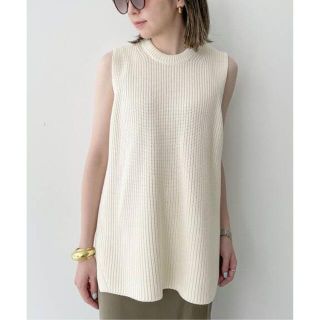 アパルトモンドゥーズィエムクラス(L'Appartement DEUXIEME CLASSE)のアパルトモン　cotton knit ベスト(ニット/セーター)