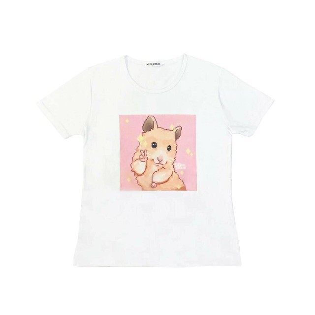 ハムスター　Tシャツ レディースのトップス(Tシャツ(半袖/袖なし))の商品写真