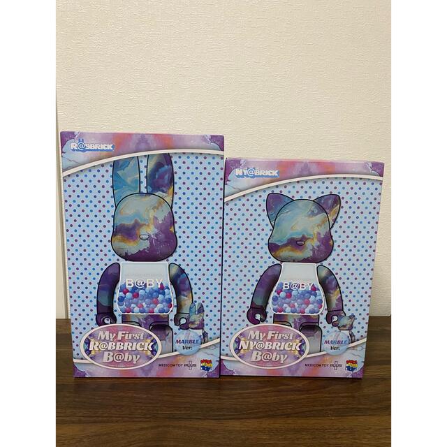 BE@RBRICK(ベアブリック)のMyFirst R@BBRICK NY@BRICK MARBLE エンタメ/ホビーのおもちゃ/ぬいぐるみ(キャラクターグッズ)の商品写真