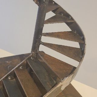 【ハンドメイド】鉄 螺旋階段 オブジェの通販 by ❤︎|ラクマ