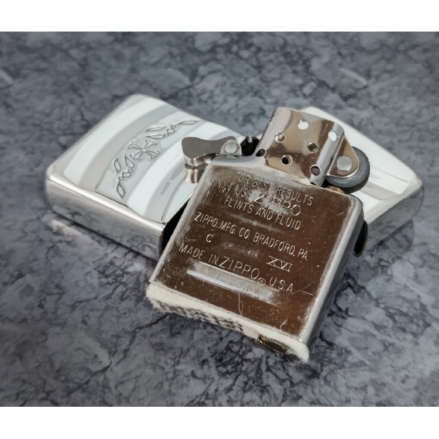 ZIPPO(ジッポー)のZIPPO Deep Digging Cross Armor2003年製 廃盤品 メンズのファッション小物(タバコグッズ)の商品写真