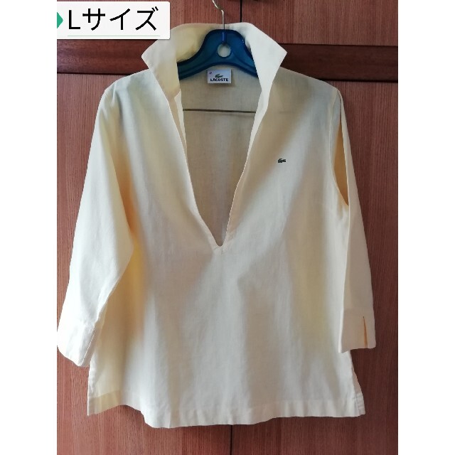 LACOSTE(ラコステ)の美品ラコステ♥7分袖シャツ レディースのトップス(シャツ/ブラウス(長袖/七分))の商品写真