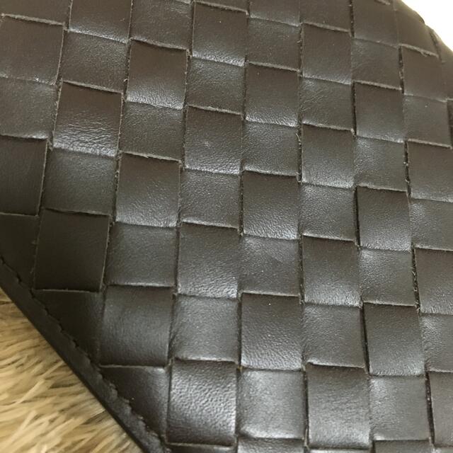 【未使用】BOTTEGA VENETA 二つ折りウォレット　ダークブラウン 8