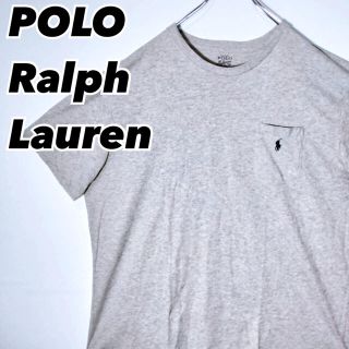 ポロラルフローレン(POLO RALPH LAUREN)の90s ポロラルフローレン メンズ ヴィンテージ Tシャツ グレー XL 古着(Tシャツ/カットソー(半袖/袖なし))