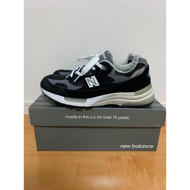 NEW BALANCE M992EB "BLACK/GREY" 26.5cm