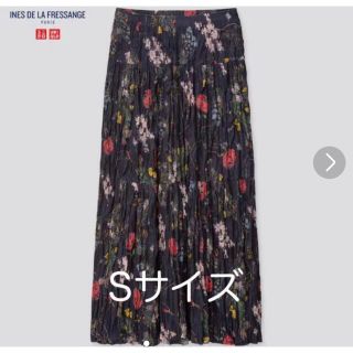 ユニクロ(UNIQLO)の【○△□様専用】ユニクロ　イネス　ツイストプリーツロングスカート　ネイビー(ロングスカート)