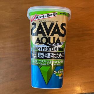 ザバス(SAVAS)のSAVAS AQUA ホエイプロテイン100 グレープフルーツ風味(プロテイン)