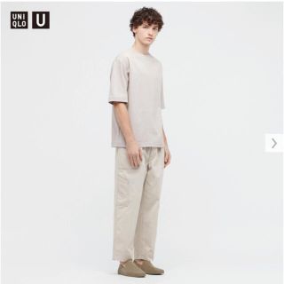 ユニクロ(UNIQLO)のエアリズムコットンオーバーサイズTシャツ（5分袖）(Tシャツ/カットソー(半袖/袖なし))