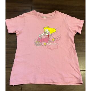 バンダイ(BANDAI)のスーパーマリオ　ピーチ姫　マリオカートUT 110センチTシャツ(Tシャツ/カットソー)