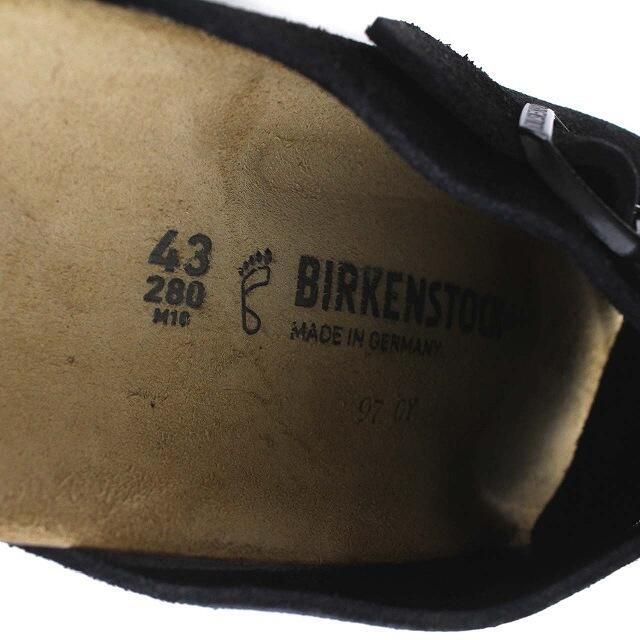 BIRKENSTOCK(ビルケンシュトック)のビルケンシュトック チューリッヒ サンダル スエード 43 28.0cm 黒 メンズの靴/シューズ(サンダル)の商品写真