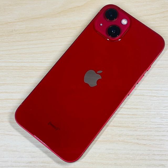 Apple(アップル)のP126 超美品 iPhone13 256GB Red SIMフリー スマホ/家電/カメラのスマートフォン/携帯電話(スマートフォン本体)の商品写真