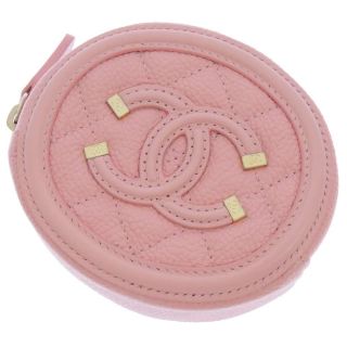 CHANEL - シャネル コインケース CCフィリグリーキャビアスキン A81458