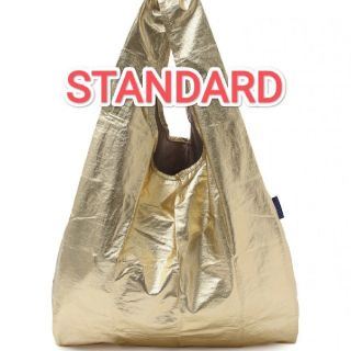 バグゥ(BAGGU)のBAGGUバグー STANDARD スタンダード　ゴールド(エコバッグ)