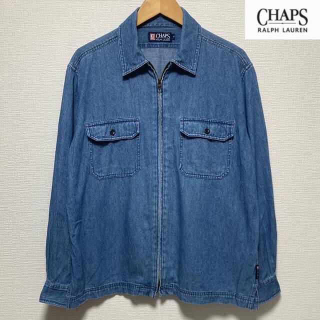 チャップス　ラルフローレン　デニム　シャツジャケット　CHAPS　ヴィンテージ