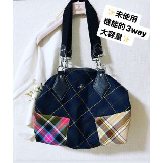 ヴィヴィアンウエストウッド(Vivienne Westwood)の極美品3way VivienneWestwood 大容量/機能的ヤスミンバッグ(ハンドバッグ)