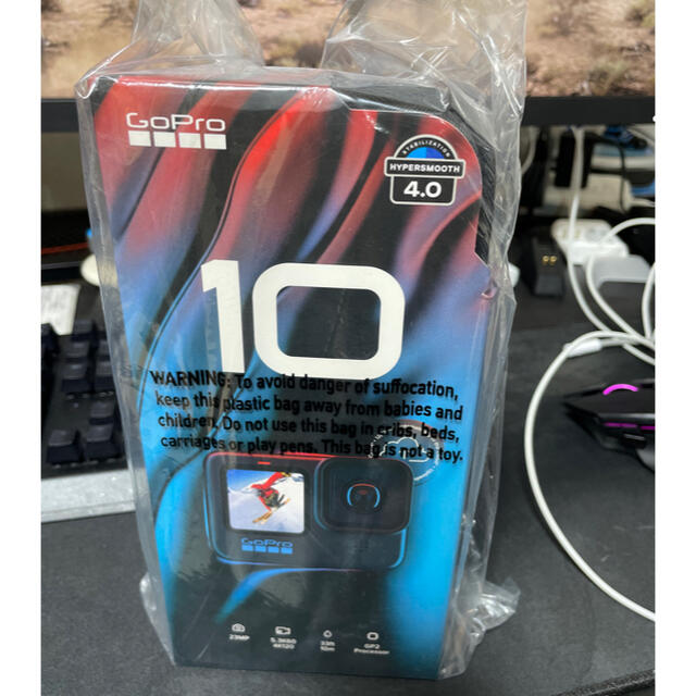 ひし型 GoPro HERO10 各種マウント付き 32GB SDHCカード付き