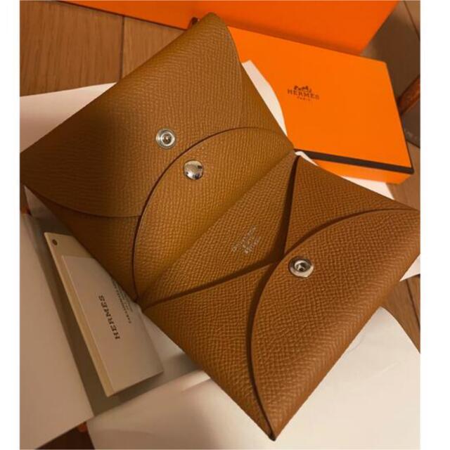 送料無料】 Hermes - 入手困難❣️正規エルメスカードケースカルヴィ