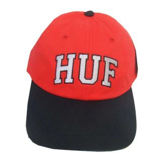 ハフ(HUF)の新品（HUF)Draft Curved VisorベースボールキャップRED(キャップ)