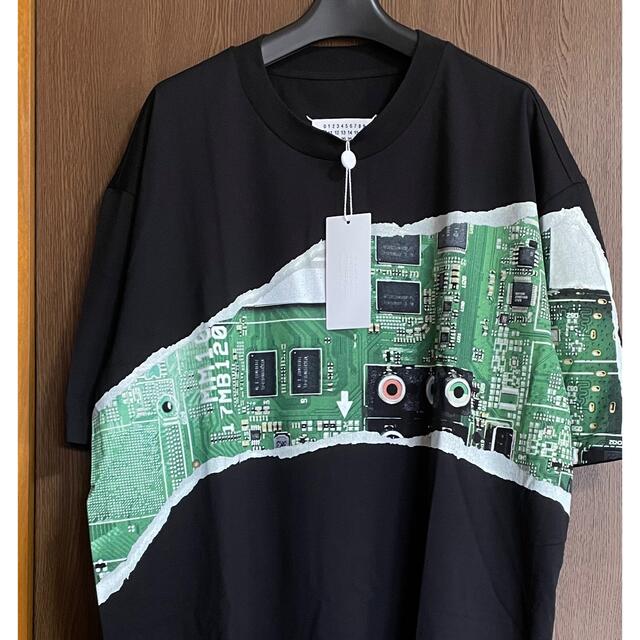 黒48新品 メゾン マルジェラ Motherboard ブラック Tシャツ 半袖