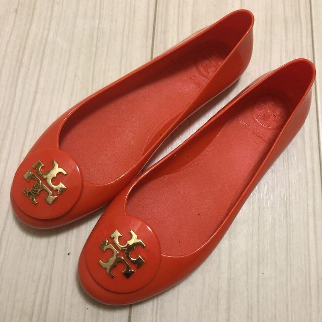 Tory Burch(トリーバーチ)の【Tory Burch】トリーバーチ　パンプス　オレンジ　22㎝ レディースの靴/シューズ(ハイヒール/パンプス)の商品写真