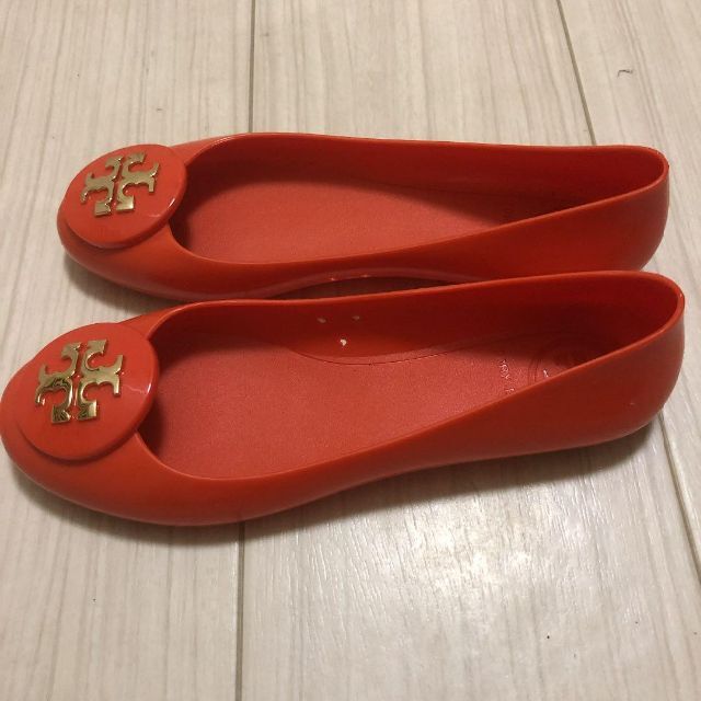 Tory Burch(トリーバーチ)の【Tory Burch】トリーバーチ　パンプス　オレンジ　22㎝ レディースの靴/シューズ(ハイヒール/パンプス)の商品写真