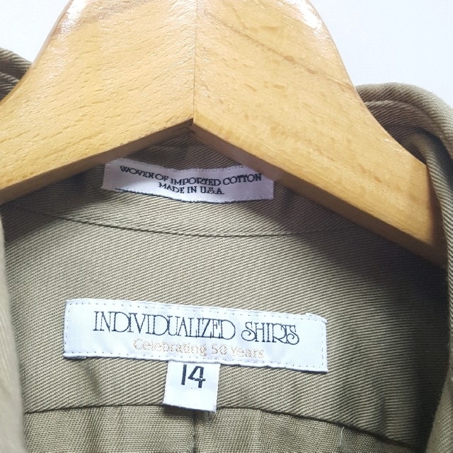 INDIVIDUALIZED SHIRTS - ☆USA製 INDIVIDUALIZED SHIRTS 50周年 INDIVIDUALIZED SHIRTS - ☆USA製 INDIVIDUALIZED SHIRTS 50周年