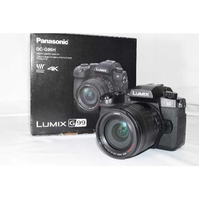 【名入れ無料】 Panasonic - 綺麗な展示品☆Panasonic LUMIX DC-G99H ズームレンズキット ミラーレス一眼