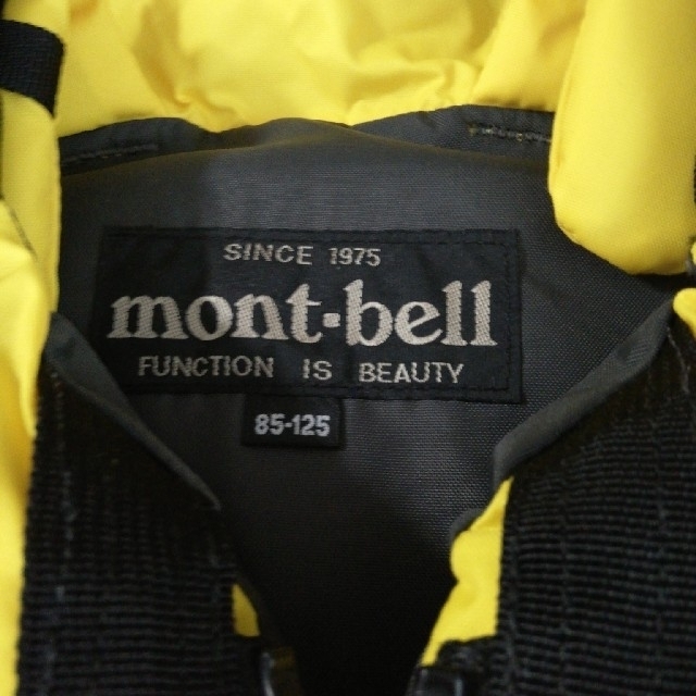 mont bell(モンベル)の【メアリさん専用】ライフジャケット　イエロー　モンベル　85~125 スポーツ/アウトドアのスポーツ/アウトドア その他(マリン/スイミング)の商品写真