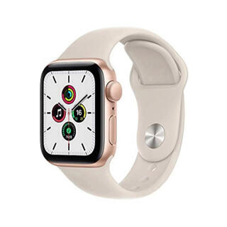 アップルウォッチ(Apple Watch)のApple Watch SE 40mm ゴールド　新品未使用(腕時計(デジタル))