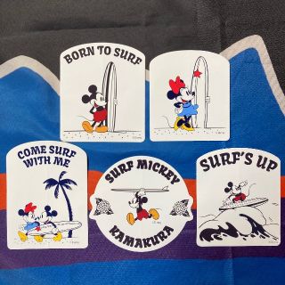 ディズニー(Disney)のSURF MICKEY KAMAKURA LIMITED シール 5枚セット(その他)