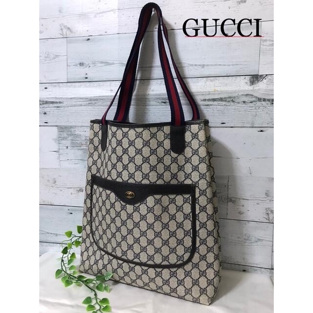 Gucci(グッチ)のキマミ様専用  GUCCI  トートバッグ  オールド  GG  シェリーライン レディースのバッグ(トートバッグ)の商品写真