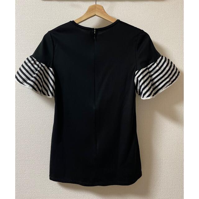 ボーダーズアットバルコニー tシャツ トップス 袖フリル ボーダーズアットバルコニー tシャツ トップス 袖フリル