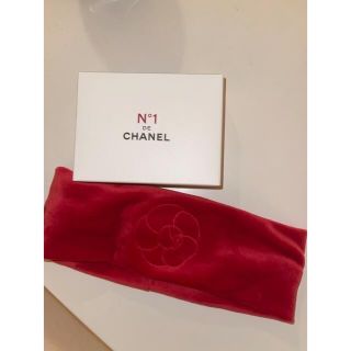 シャネル(CHANEL)のシャネル　ヘアバンド ポストカード　N1(ヘアバンド)