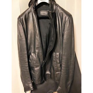 美品⭐️ワケあり破格❗️EMPORIO ARMANI  一枚革　レザージャケット