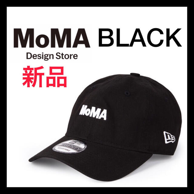 【売り切れ】MoMA x NEW ERA  ロゴ キャップ ブラック