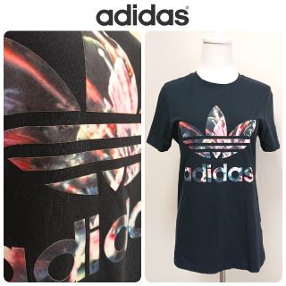 アディダス(adidas)のアディダス ロゴ Tシャツ ブラック(Tシャツ(半袖/袖なし))