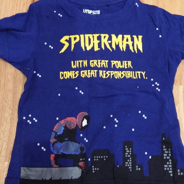 UNIQLO(ユニクロ)のスパイダーマンUT キッズ/ベビー/マタニティのキッズ服男の子用(90cm~)(Tシャツ/カットソー)の商品写真