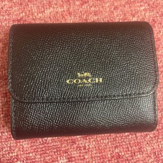 コーチ(COACH)のcoach ミニ財布　ブラック(財布)