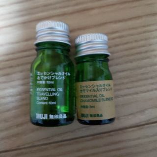 ムジルシリョウヒン(MUJI (無印良品))の無印良品 MUJI エッセンシャルオイル2点(エッセンシャルオイル（精油）)