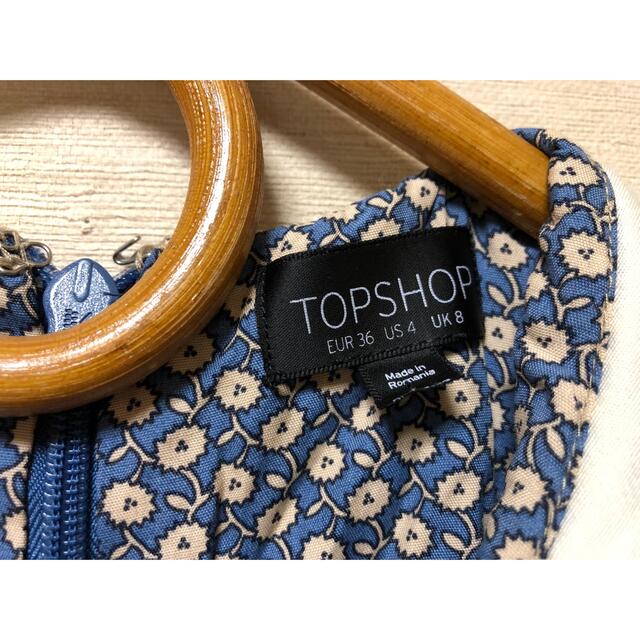 TOPSHOP(トップショップ)の【TOPSHOP】トップショップ オーバーオール キュロット ブルー系 36 レディースのワンピース(ミニワンピース)の商品写真