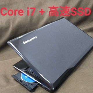 Lenovo - 高スペック/爆速4コア i7/高速SSD/メモリ16/ブルーレイ/ノートパソコン