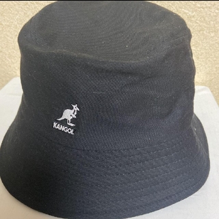 カンゴール(KANGOL)の新品未使用品 カンゴールバケットハット 帽子 ハット ブラック(ハット)