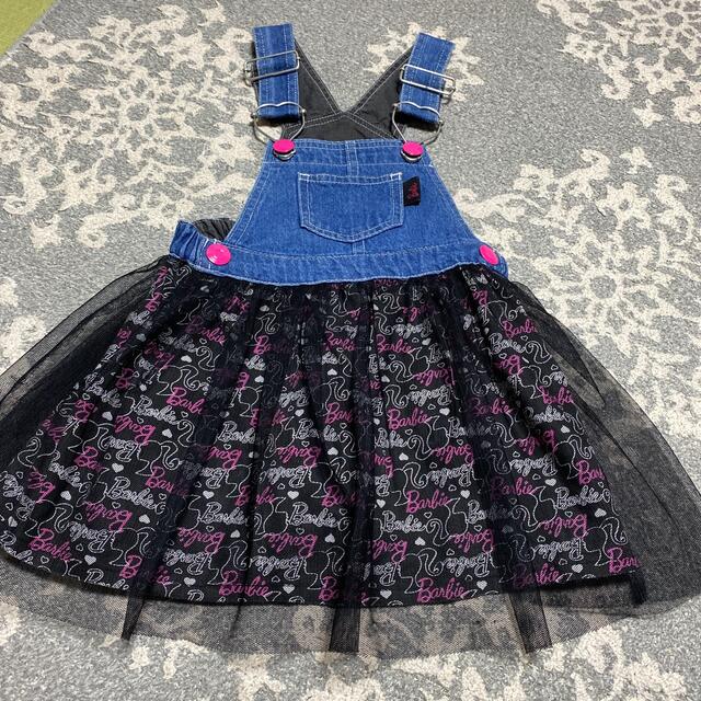 Barbie(バービー)の最終値下げ⭐️Barbie チュールジャンパースカート キッズ/ベビー/マタニティのキッズ服女の子用(90cm~)(スカート)の商品写真