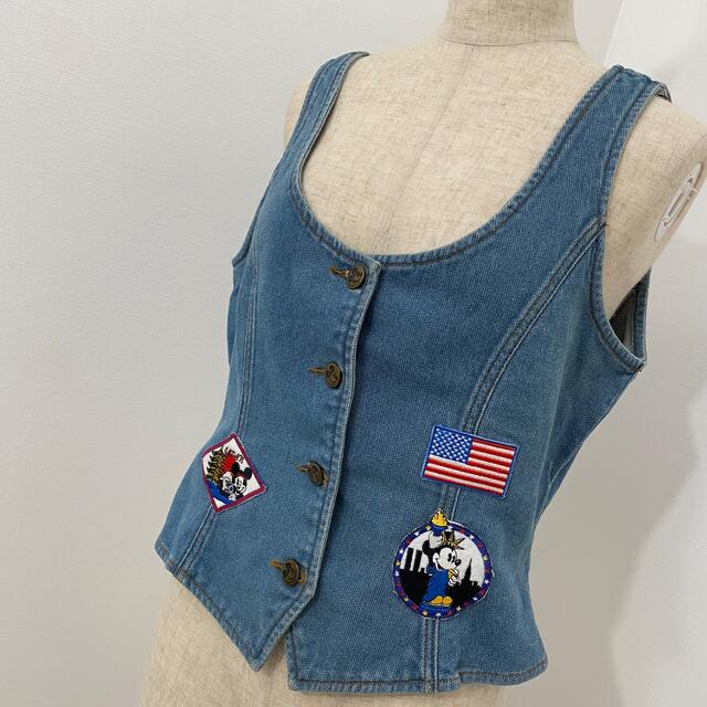 【vintage】激レア 90' MICKEY \u0026 CO. デニムビスチェベスト