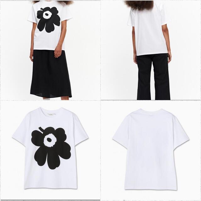 marimekko(マリメッコ)のマリメッコ　ウニッコ　Tシャツ　XSサイズ　半袖　花柄　北欧 レディースのトップス(Tシャツ(半袖/袖なし))の商品写真